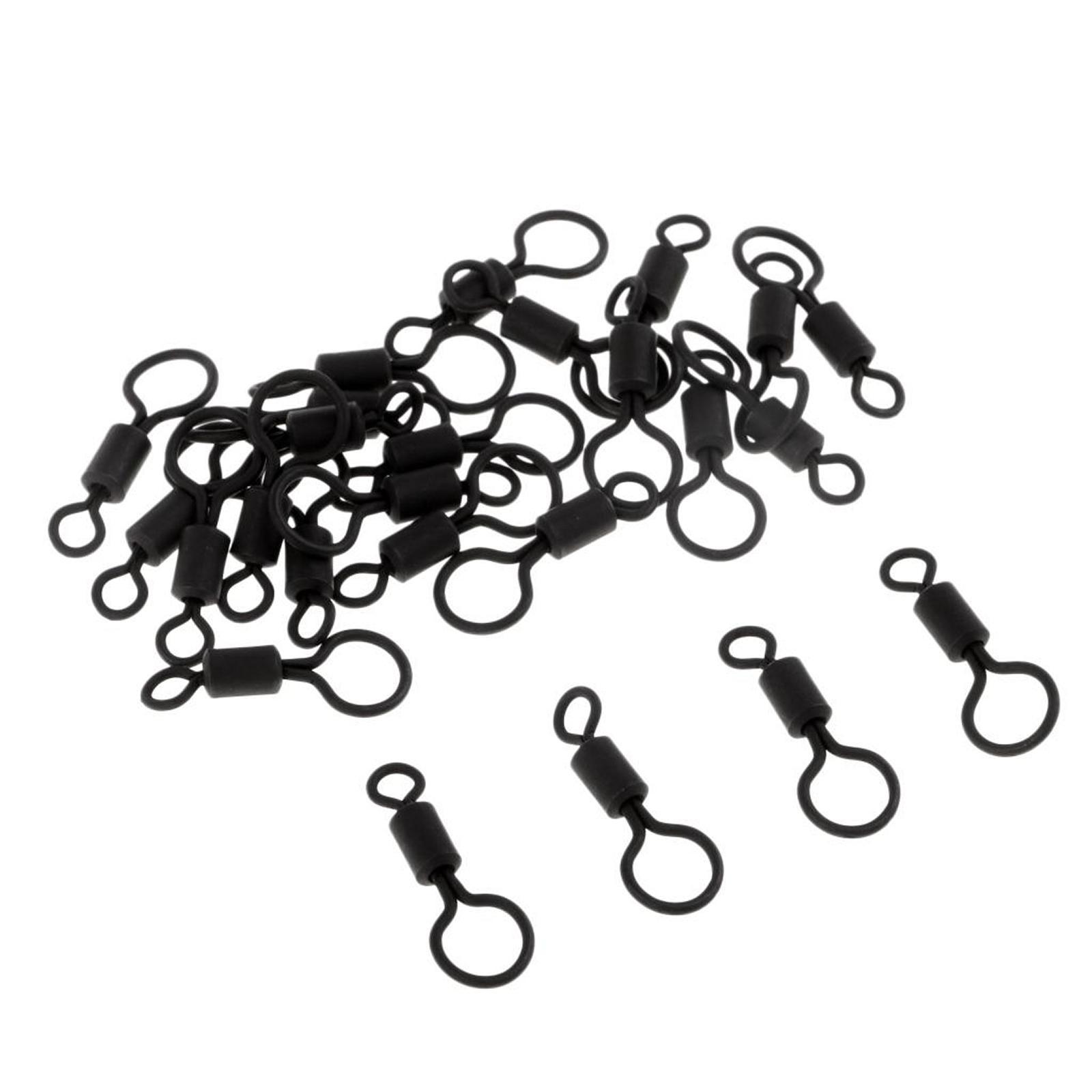 Fishing Equipment Rod - Matzwarte visdraaiknoppen met roterende connector voor
