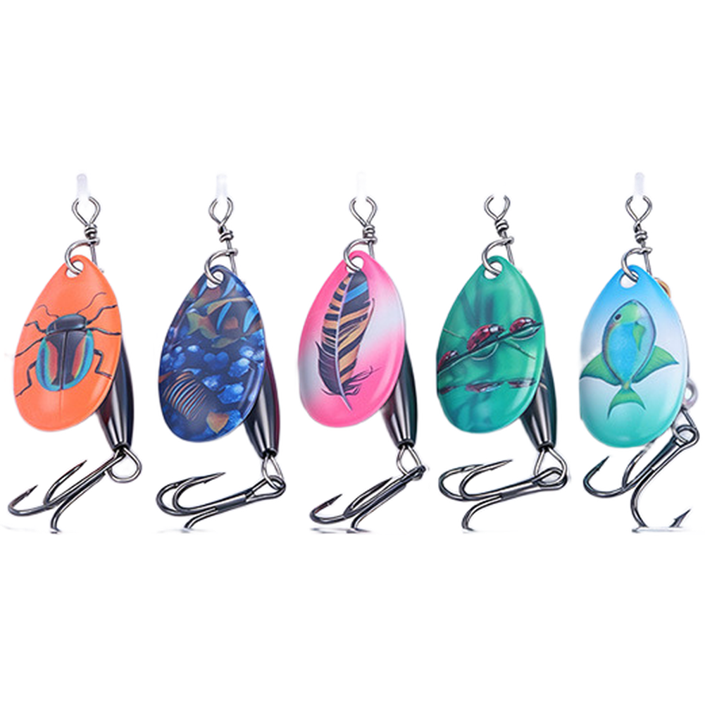 Trout Fishing Lure - Met de hand beschilderde roterende kunstaasjes