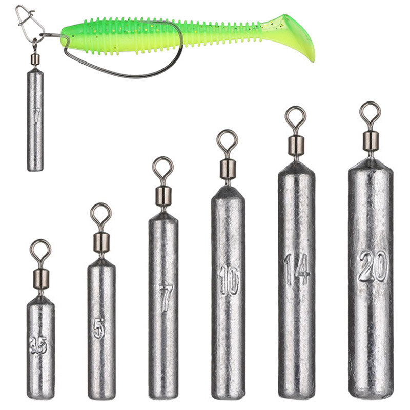 Fishing Equipment Rod - 5 Stks/partij Visaas Zinklood 3.5G 5G