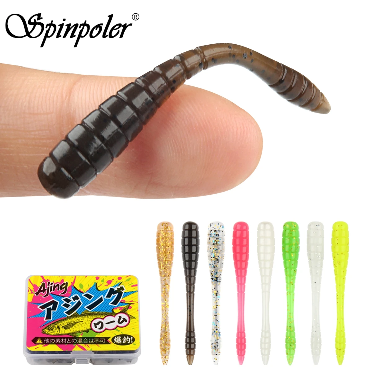 Quality Fishing Equipment - Spinpoler TPR Ajing Zacht Kunstaas Rots