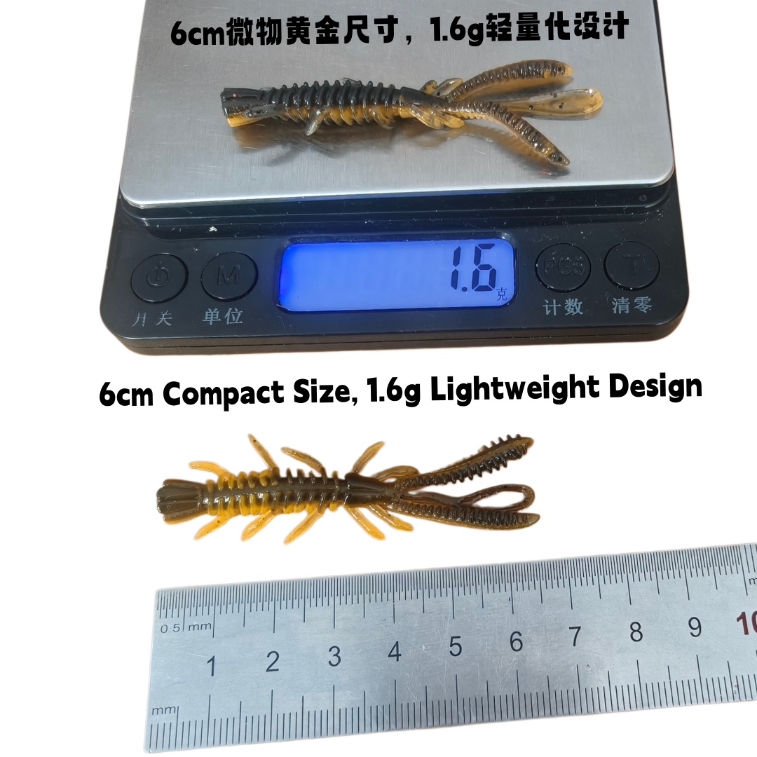 Swolfy 6cm 1.6g Zachte Garnale - Trout Fishing Lure recensie en prijs