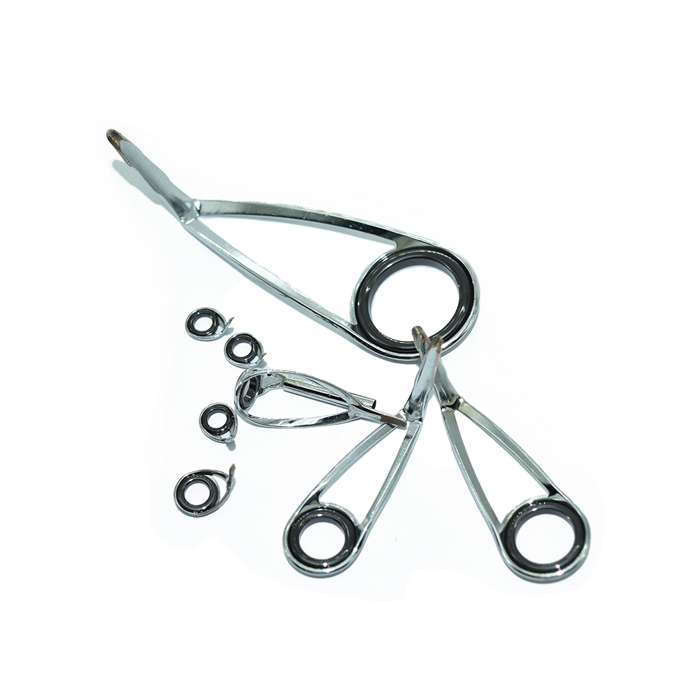 8 stks/Kit KLH Beugel Rvs Gids - Fishing Equipment Rod recensie en prijs
