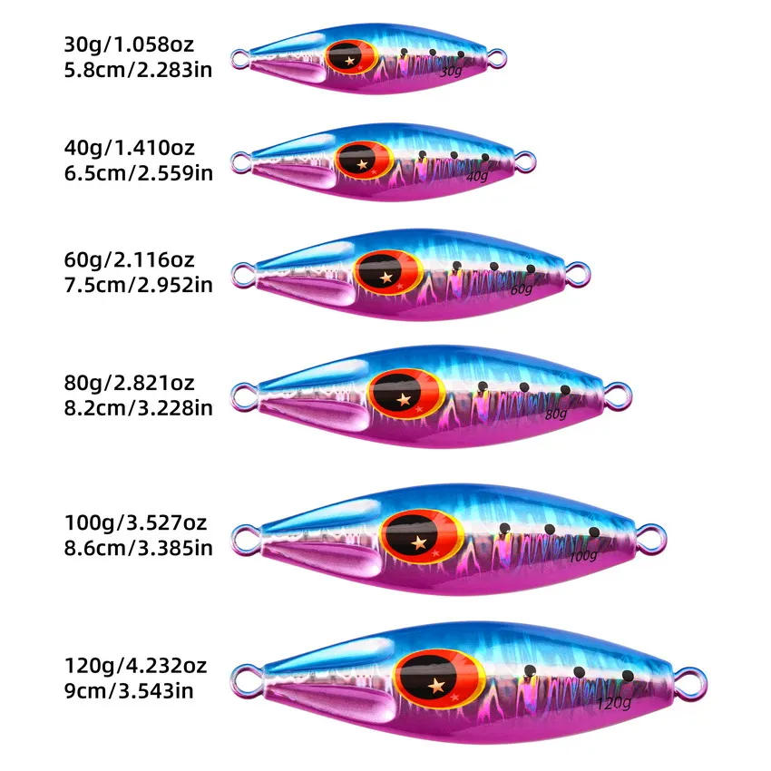 30g 40g 60g 80g 100g 120g Meta - Fishing Equipment Deals recensie en prijs