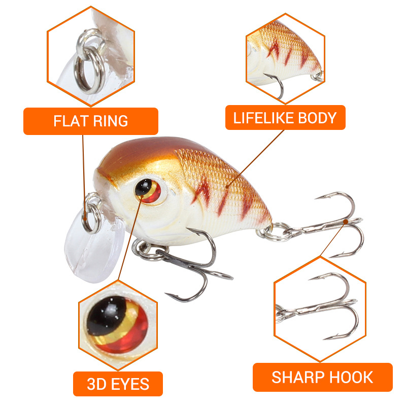 1Pcs Drijvende Crank Vissen Lo - Quality Fishing Equipment recensie en prijs