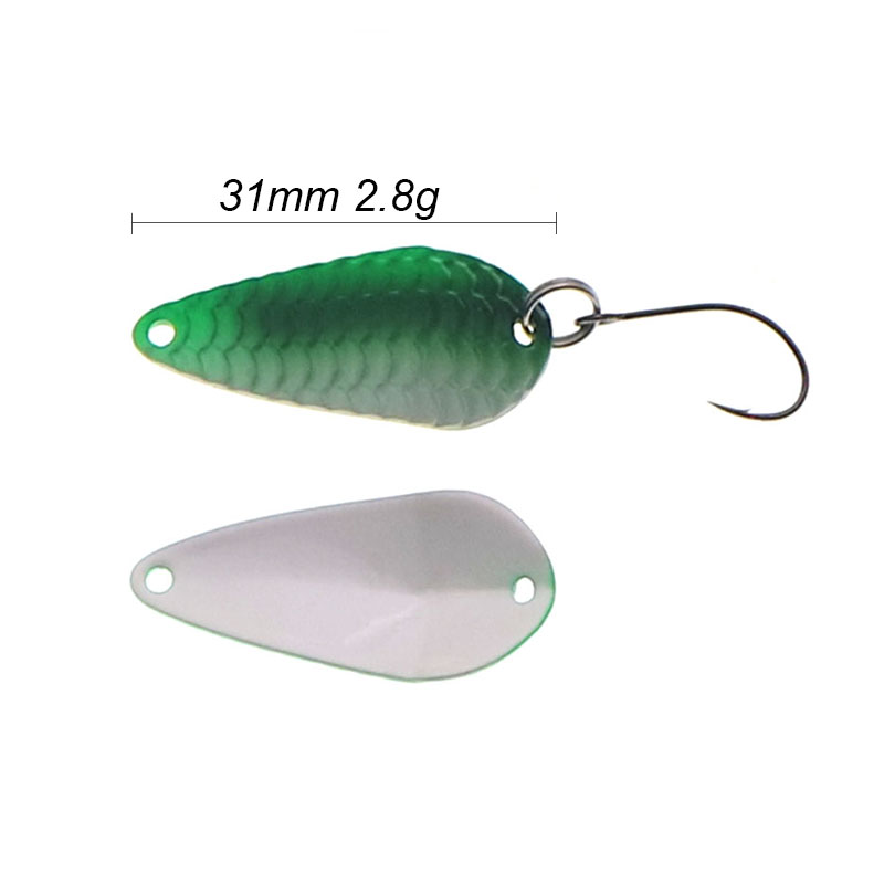 Vissen Forel Lepel Enkele Haak - Trout Fishing Lure recensie en prijs