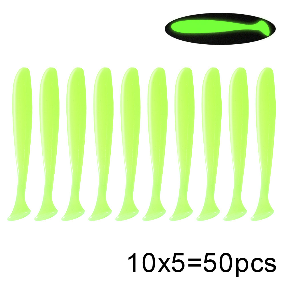 QXO 50 stks/partij Swimbait Za - Fishing Equipment Deals recensie en prijs