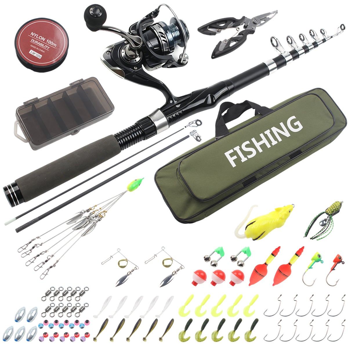 86-delige telescopische hengel - Fishing Equipment Online recensie en prijs